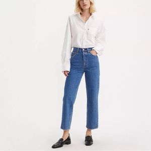 LEVI’S RIBCAGE STRAIGHT ANKLE JEANS
